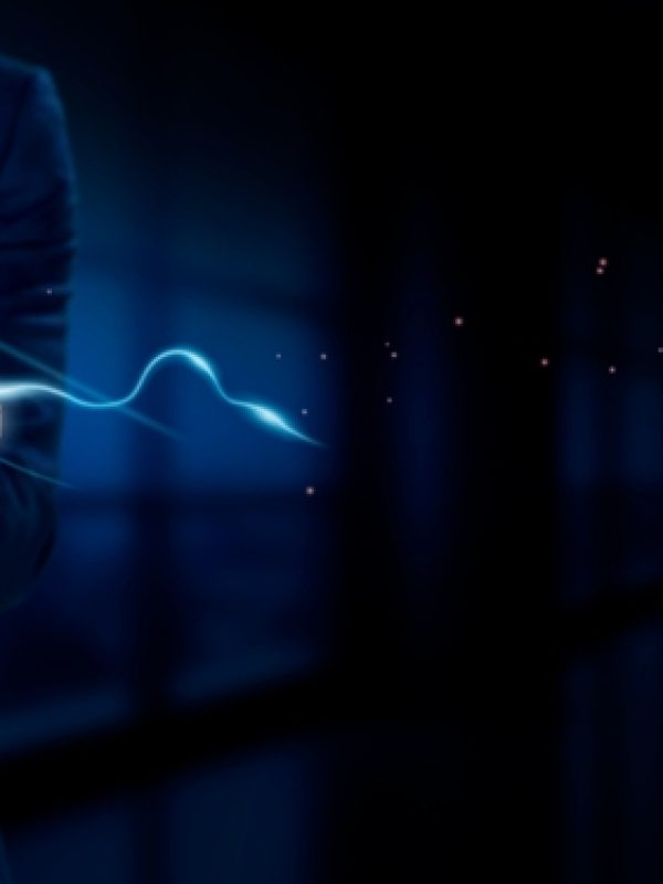 Businessman,Holding,Virtual,Web,Development,Network,Connection,Icons.,Coding,,Designing,